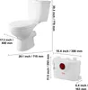 Sistema di toilette VEVOR Sistema di toilette a trituratore Anteprima dell’immagine prodotto 8