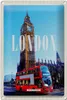 Blechschild Reise 20x30cm London red Bus roter Bus Big Ben Produktbild-Vorschau 1