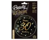 Folieballon voor een 30e verjaardag, "Happy Birthday", Productafbeelding-voorbeeld 2