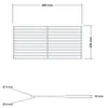 DEOS Grillrost aus Edelstahl 48 × 23 cm Produktbild-Vorschau 4