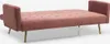 Modernes clic clac 3-Sitzer Samt Schlafsofa Caullae goldene Produktbild-Vorschau 7