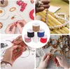 6 Rollen Gummiband für Armbänder Schnur Hand Gewebte Seil Produktbild-Vorschau 2