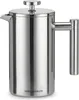 WELLHAUS Kaffeebereite French Press 1 Liter - Edelstahl Produktbild-Vorschau 5