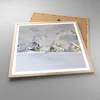 Gerahmtes Poster - Rahmen in heller Eiche - Haus Berge Produktbild-Vorschau 3