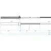 HMS PREMIUM GO1100 Olympische Langhantelstange 220cm bis Produktbild-Vorschau 15