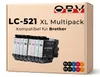 Brother LC-521 kompatible Druckerpatronen 8er Set - Produktbild-Vorschau 1