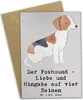 Mr. & Mrs. Panda Beileidskarte Liebevoller Foxhound - Grau Produktbild-Vorschau 1
