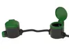 A product shot of a garden extension cord with multiple sockets. Produktbild-Vorschau