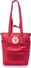 A red Fjällräven Kånken Totepack Rucksack is shown against a white background. Produktbild-Vorschau
