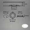 Briloner Leuchten THIN - Zapustené svietidlá - 7049016 - Ø Náhľad obrázku produktu 9