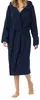 Schiesser peignoir essentials bathrobe with hood navy Voir les images du produit 1