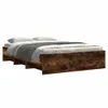 Bettgestell Räuchereiche 135x190 cm Holzwerkstoff Produktbild-Vorschau 4
