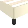 vidaXL Bettgestell mit Kopfteil Creme 90x200 cm Kunstleder Produktbild-Vorschau 9