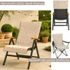 CalmySEA 2x Microfaser Schonbezug für Gartenstühle 65x130cm Produktbild-Vorschau 2