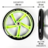 Apollo 200 mm City Scooter Wheel Set - Green Core Produktbild-Vorschau 4