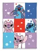 Disney Lilo & Stitch Flausch Decke, Kuscheldecke mit Angel, Produktbild-Vorschau 1