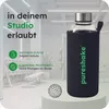 pureshake® GLASSHAKER mit EDELSTAHL-DECKELN | 100% Glas und Produktbild-Vorschau 5