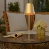 Ledvion 2x Wiederaufladbare LED Tischleuchte Messinggold Produktbild-Vorschau 3
