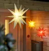 LED étoile plastique rouge Ø 35 cm 1 LED blanc chaud, Voir les images du produit 6