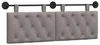 vidaXL Tête de lit suspendue en tissu taupe Voir les images du produit 1