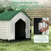 COSTWAY Hundehütte Outdoor, wetterfestes Hundehaus mit Produktbild-Vorschau 6