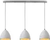 SalesFever Hängelampe | 3-flammig | Lampenschirm Beton | Produktbild-Vorschau 1