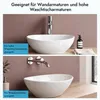 doporro Waschbecken Aufsatzwaschbecken Oval waschtisch Produktbild-Vorschau 5