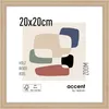 accent by nielsen Holz Bilderrahmen Zoom, 20x20 cm, Natur Produktbild-Vorschau 1