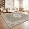 Vintage Boho moderner Wohnzimmerteppich Kurzflor waschbar Produktbild-Vorschau 1