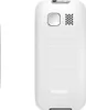 The back of a white EVOLVEO EasyPhone mobile phone for seniors. Voir les images du produit