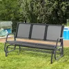 Fortuna Lai Schaukelstuhl 3-Sitzer  Robuste Gartenbank als Produktbild-Vorschau 2