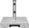 vidaXL Sonnenschirmständer Grau 41 x 41 x 37 cm Granit Produktbild-Vorschau 6