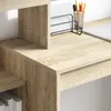 vidaXL Psací stůl Sonoma dub 100 x 40 x 90 cm materiál na Náhled obrázku produktu 4