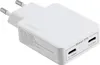 Accezz Ultra Slim GaN Ladegerät - 2x USB-C - 65 W - Weiß Produktbild-Vorschau 1