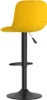 A single yellow bar stool on a white background. Voir les images du produit