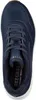 A top-down view of a navy blue Skechers sneaker. Anteprima dell’immagine prodotto