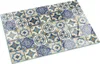 Mosaikmuster mit Blumen – Glasbodenplatte für – Kaminofen – Produktbild-Vorschau 1