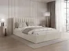 Čalouněná manželská postel 140x200 SELHOM - béžová Náhled obrázku produktu 5