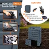 GARANTIA ECO-MASTER composteur en plastique 300 litres noir Voir les images du produit 4