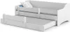 Doppelbett Erik II 160x80 - weißer Griff Produktbild-Vorschau 1