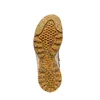 Sohle der Mojito Planet Denim Lifestyle Schuhe von Scarpa; mit rutschfestem Profil und gelben Gummielementen. Voir les images du produit
