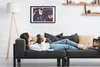 Bild 60x40 MDF-Rahmen, Wandkunst Hens Eule Pflanze Produktbild-Vorschau 2