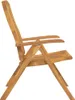 Sedie da giardino 2 pz. Regolabili in legno massiccio di Anteprima dell’immagine prodotto 13