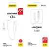 DUDAO Adattatore USB Lightning - Jack 3,5 mm Bialy Anteprima dell’immagine prodotto 5