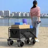 Chariot de plage pliable, 120 litres, avec grandes roues Voir les images du produit 14