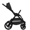 A black stroller is shown in profile against a white background. Produktbild-Vorschau
