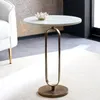 riess-ambiente Runder Beistelltisch ELEGANCE 60cm weiß gold Produktbild-Vorschau 1