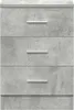 vidaXL Nachttische 2 Stk. Betongrau 38x35x56 cm Produktbild-Vorschau 7