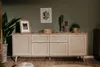 Sideboard Kommode groß Bali | Sonoma Eiche / Rafia Geflecht Produktbild-Vorschau 7