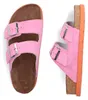 Rieker FSK Damen Pantoletten Hausschuhe rosa/orange 39 Produktbild-Vorschau 12